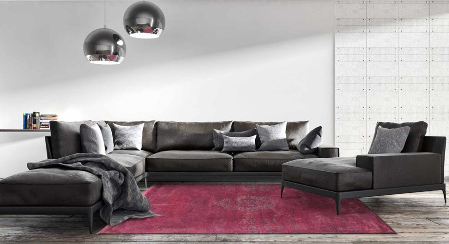 Louis De Poortere matto LX 8260 Fading World Medaillon Scarlet interior