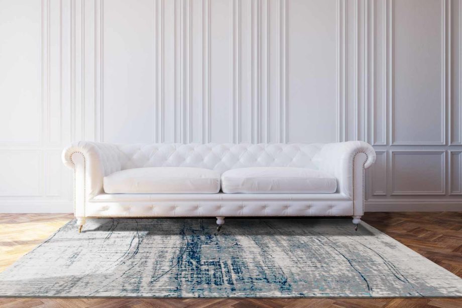Louis De Poortere matto LX 8421 Mad Men Griff Bronx Azurite interior 2