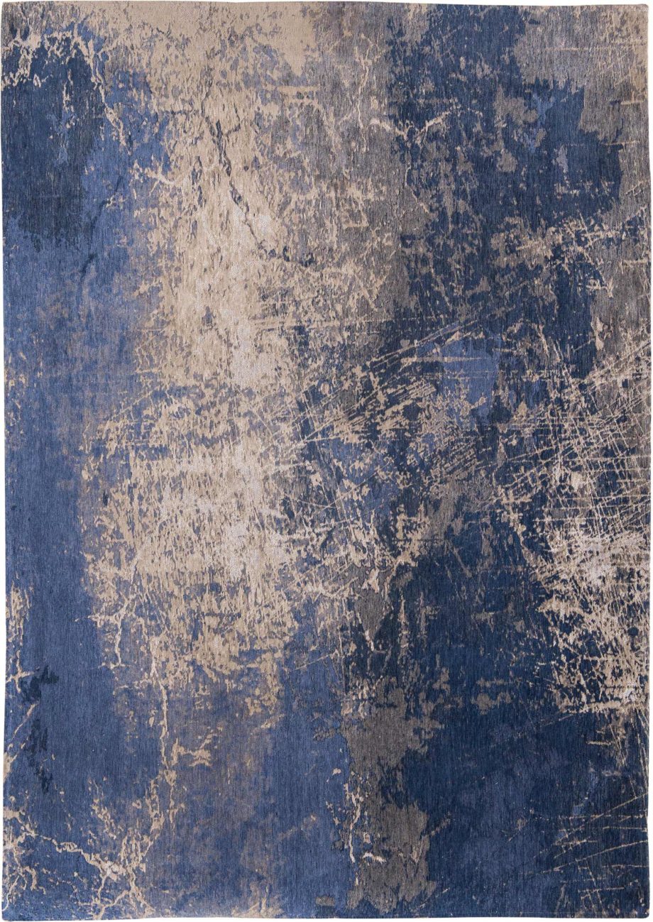 Louis De Poortere matto LX 8629 Mad Men Cracks Abyss Blue