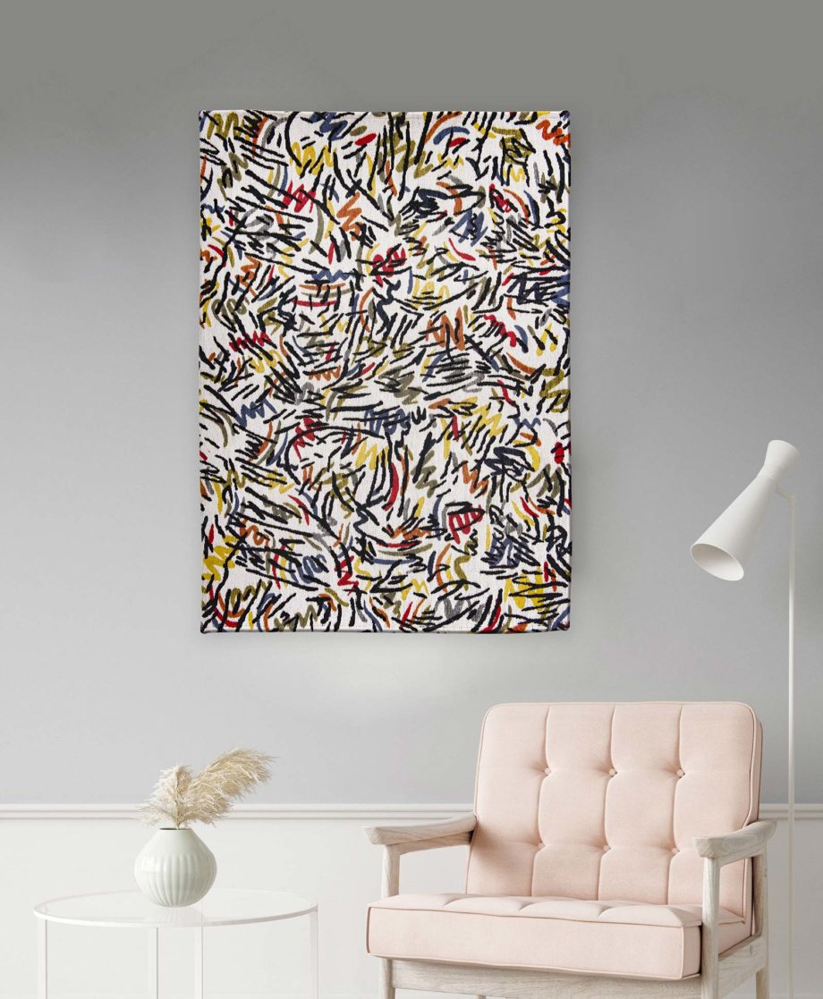 Louis De Poortere matto LX 9144 Gallery Graffito Street Graph interior