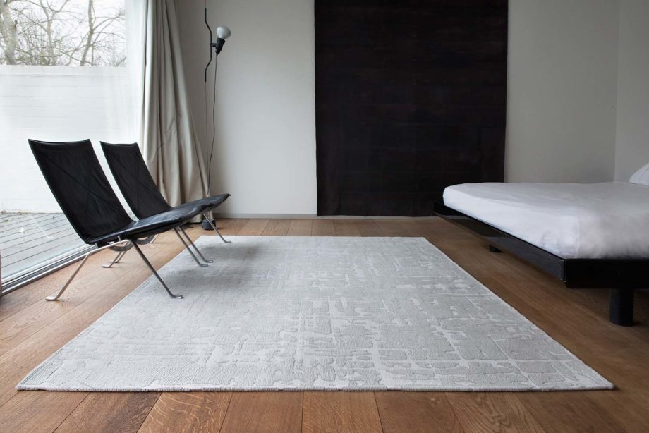Louis De Poortere matto LX 9198 Structures Baobab Tsingy Oyster interior 1