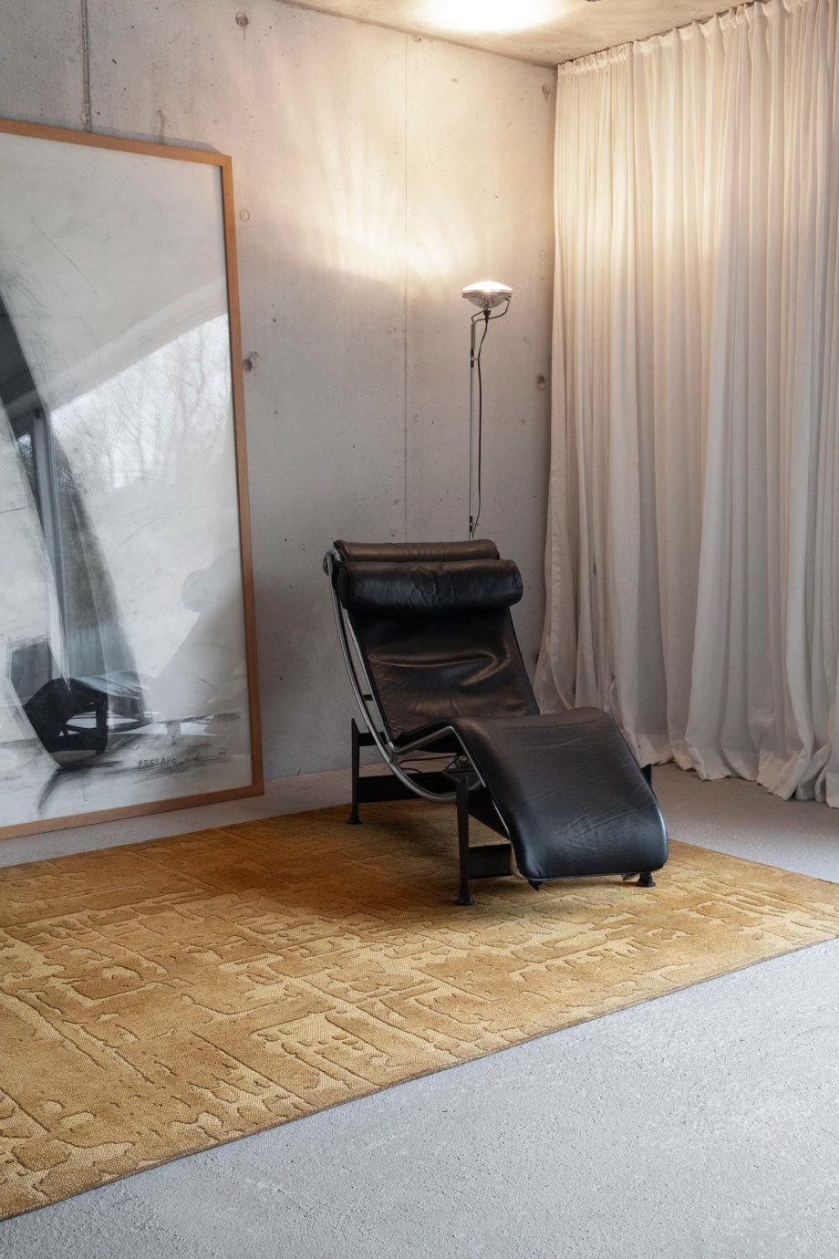 Louis De Poortere matto LX 9201 Structures Baobab Madagascar Gold interior 5