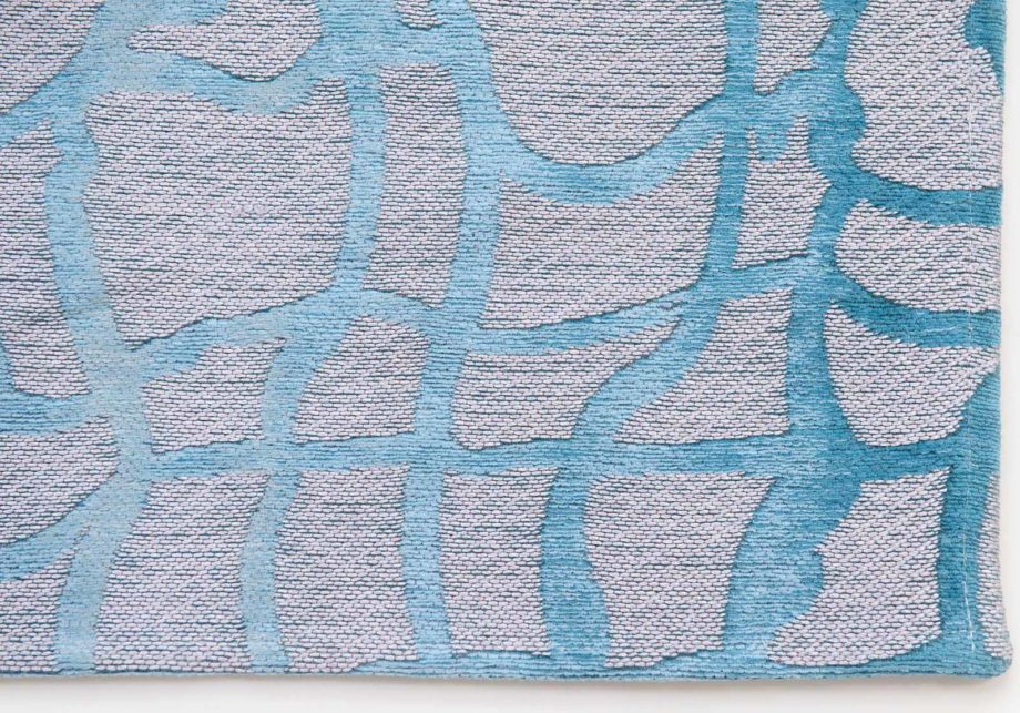 Louis De Poortere matto LX 9203 Mad Men Dedalo Blue Marine corner