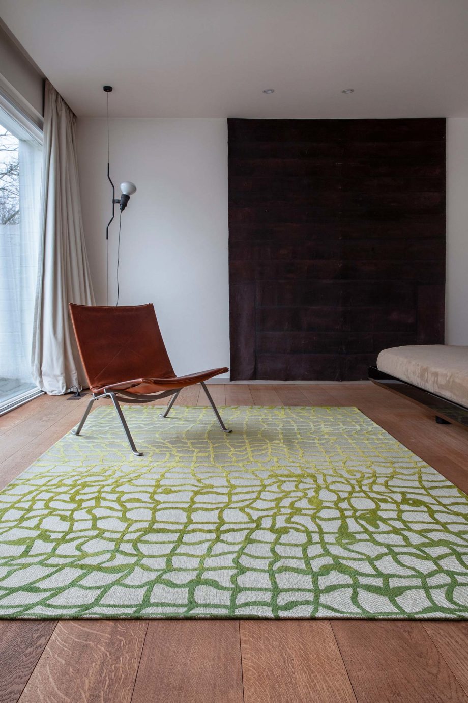 Louis De Poortere matto LX 9204 Mad Men Dedalo Republic Green interior 2