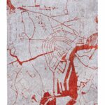Louis De Poortere matto Cities Amsterdam 9323 Orange Cut
