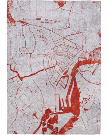 Louis De Poortere matto Cities Amsterdam 9323 Orange Cut