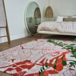 Louis De Poortere matto Cities Amsterdam 9323 Orange Cut interior 1