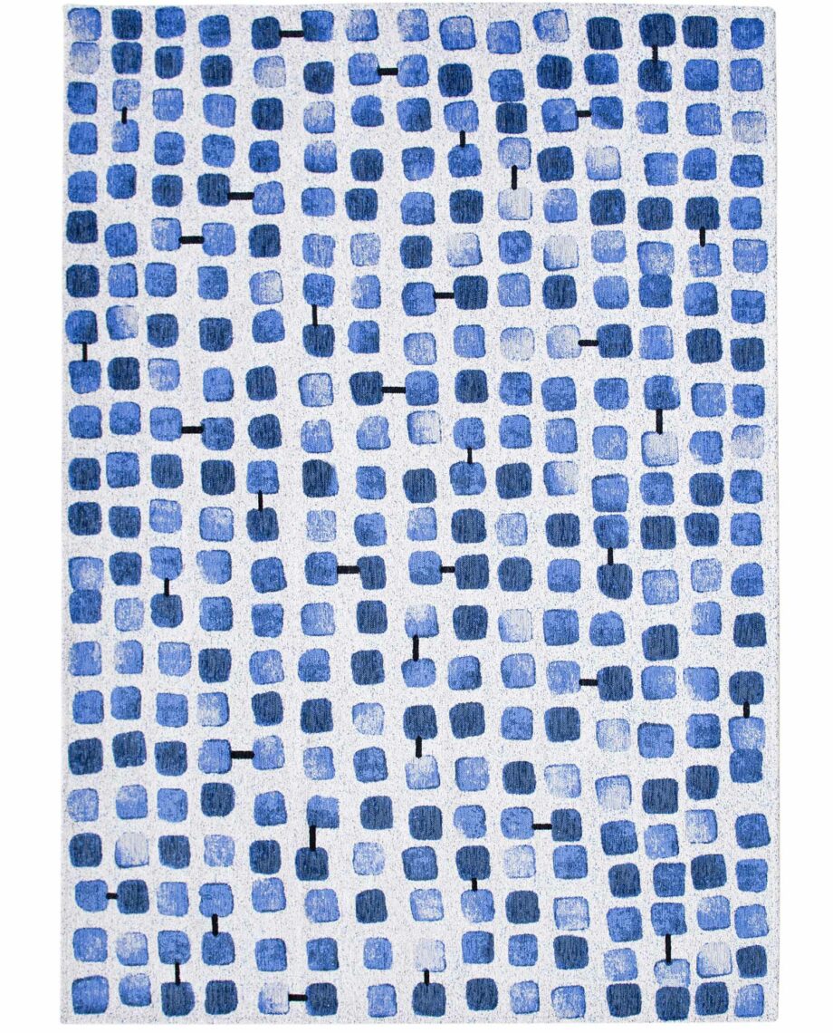 Louis De Poortere matto Craft Cobblestone 9348 Amparo Blues