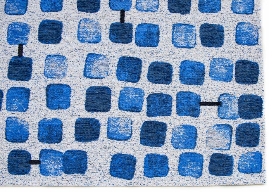 Louis De Poortere matto Craft Cobblestone 9348 Amparo Blues corner