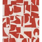 Louis De Poortere matto Craft Papercut 9364 Rust