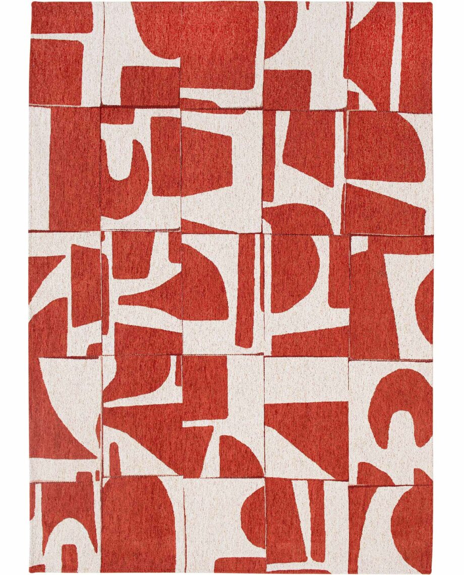 Louis De Poortere matto Craft Papercut 9364 Rust