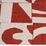 Louis De Poortere matto Craft Papercut 9364 Rust corner