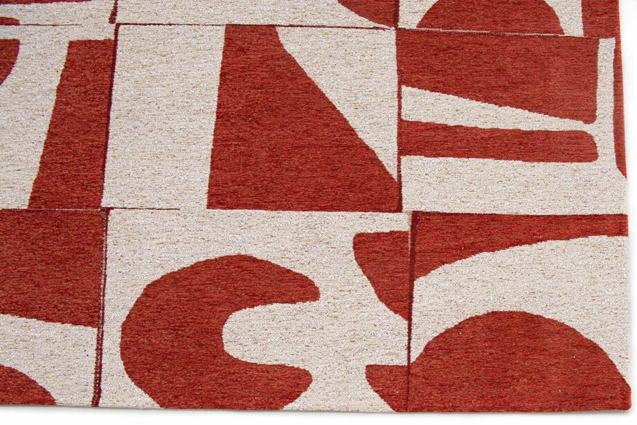 Louis De Poortere matto Craft Papercut 9364 Rust corner