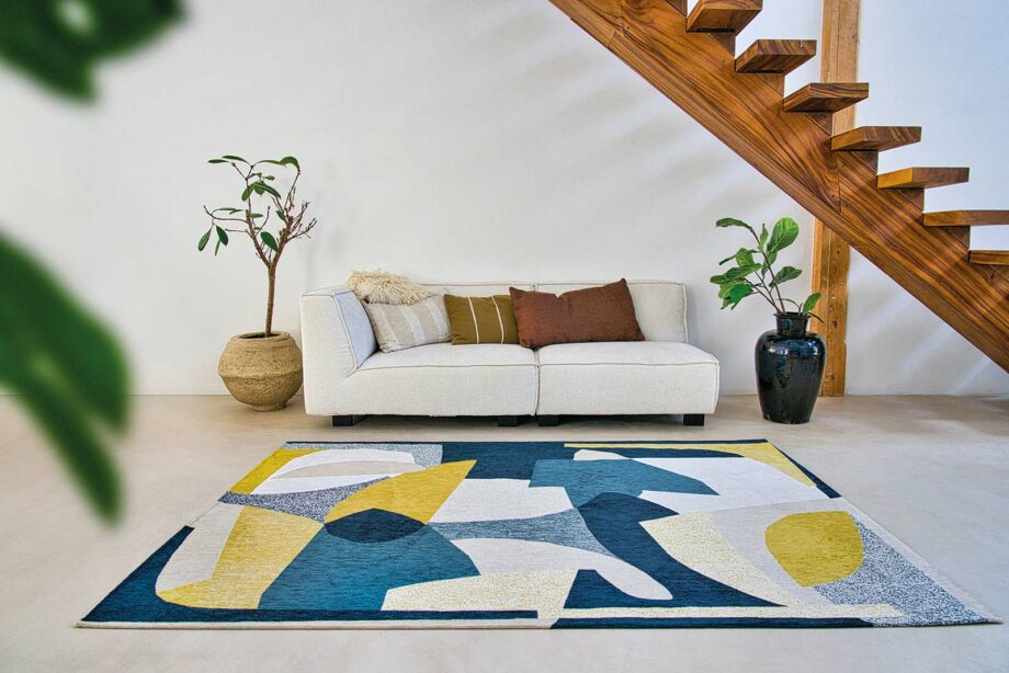 Louis De Poortere matto Gallery Shapes 9369 Duck Song interior 1