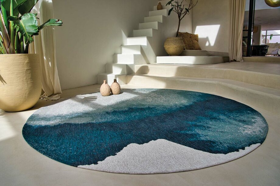 Louis De Poortere matto Meditation Lagoon 9332 Inkjet interior 2