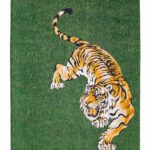 Louis De Poortere matto Pop 9388 Green On Fire
