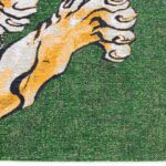 Louis De Poortere matto Pop 9388 Green On Fire corner