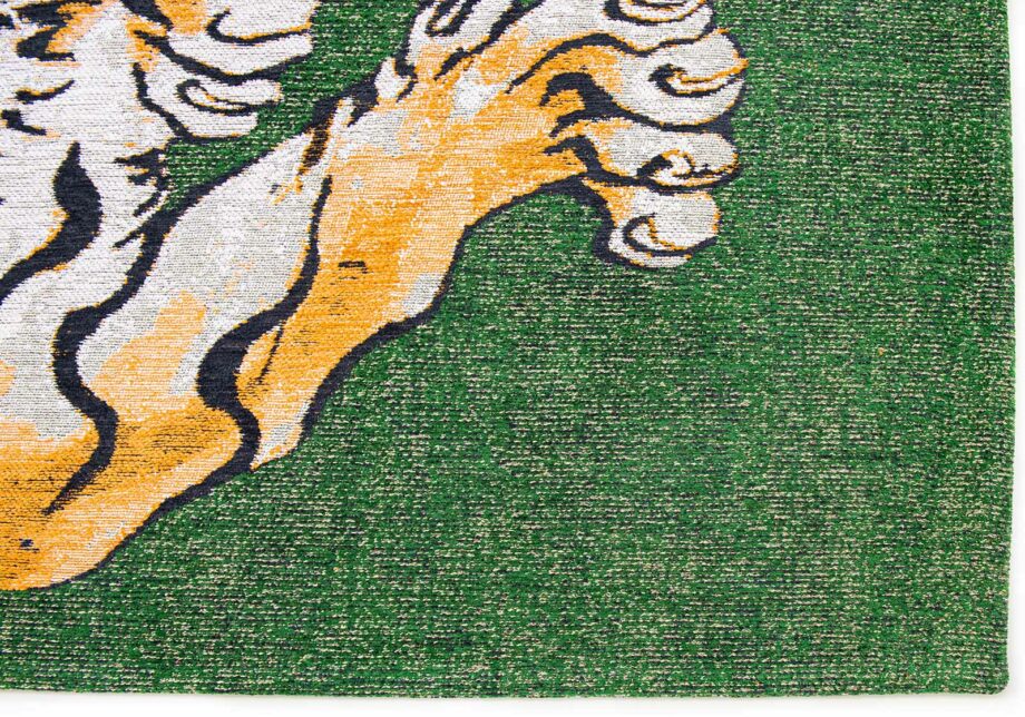 Louis De Poortere matto Pop 9388 Green On Fire corner