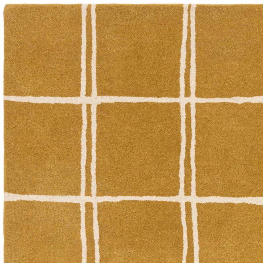 Asiatic matto Albany Grid Gold 2