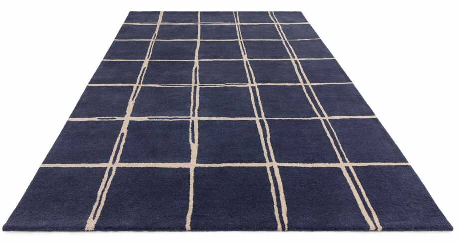 Asiatic matto Albany Grid Marine 1 3D