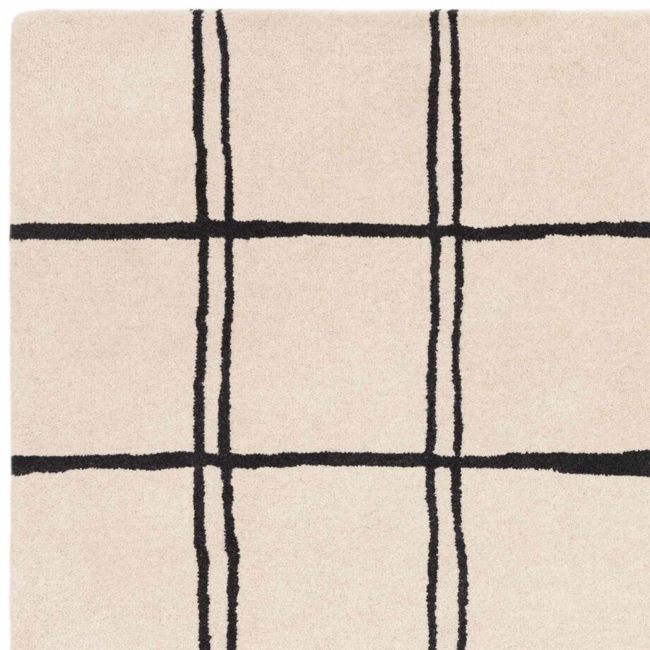 Asiatic matto Albany Grid Monochrome 2