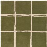 Asiatic matto Albany Grid Olive 2