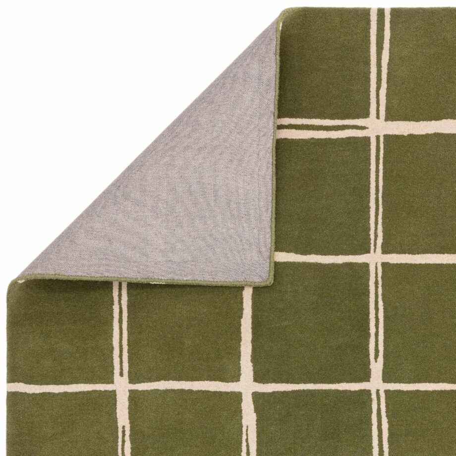Asiatic matto Albany Grid Olive 3