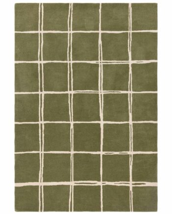 Asiatic matto Albany Grid Olive