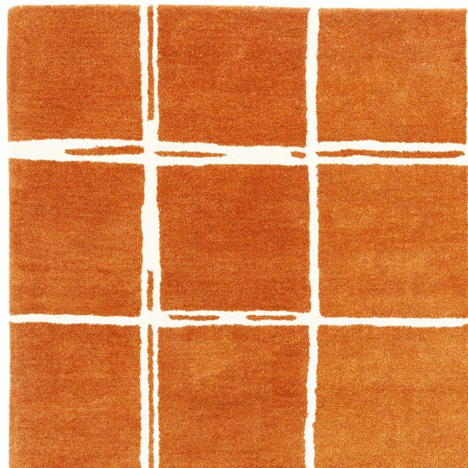 Asiatic matto Albany Grid Rust 2