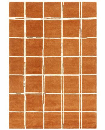Asiatic matto Albany Grid Rust