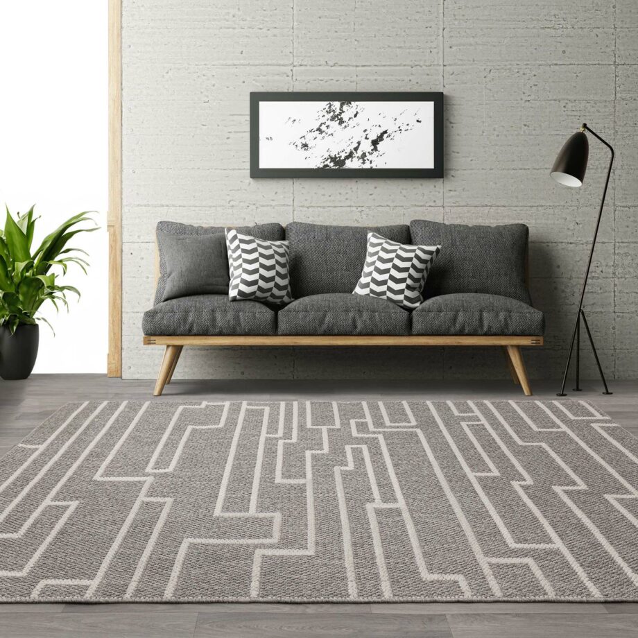Asiatic matto Camber Track Grey interior square