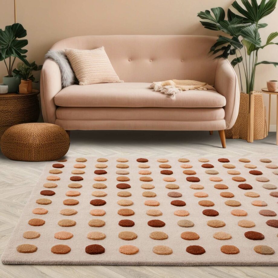 Asiatic matto Dotty Earth interior new square