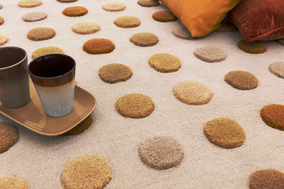 Asiatic matto Dotty Gold CL