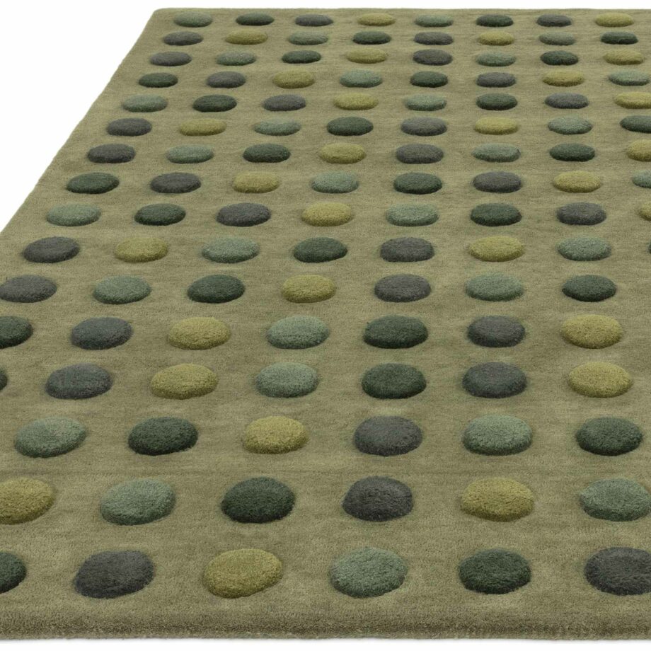 Asiatic matto Dotty Green 1