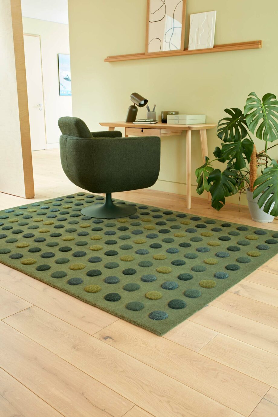 Asiatic matto Dotty Green interior v2