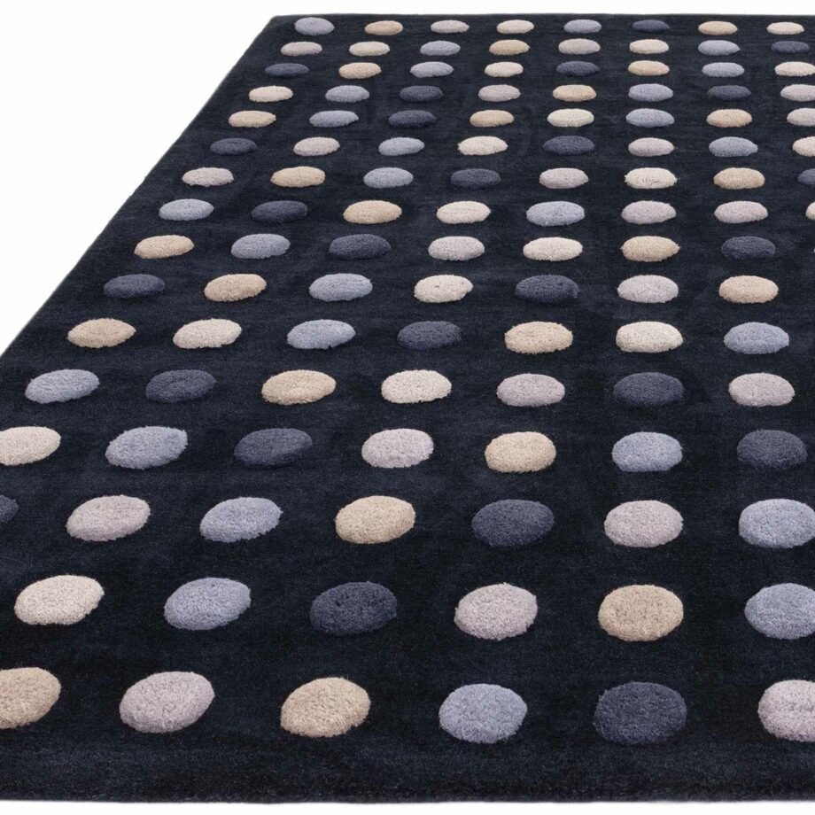 Asiatic matto Dotty Navy 1