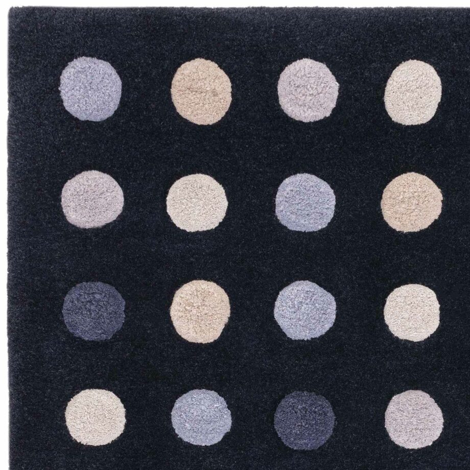 Asiatic matto Dotty Navy 2