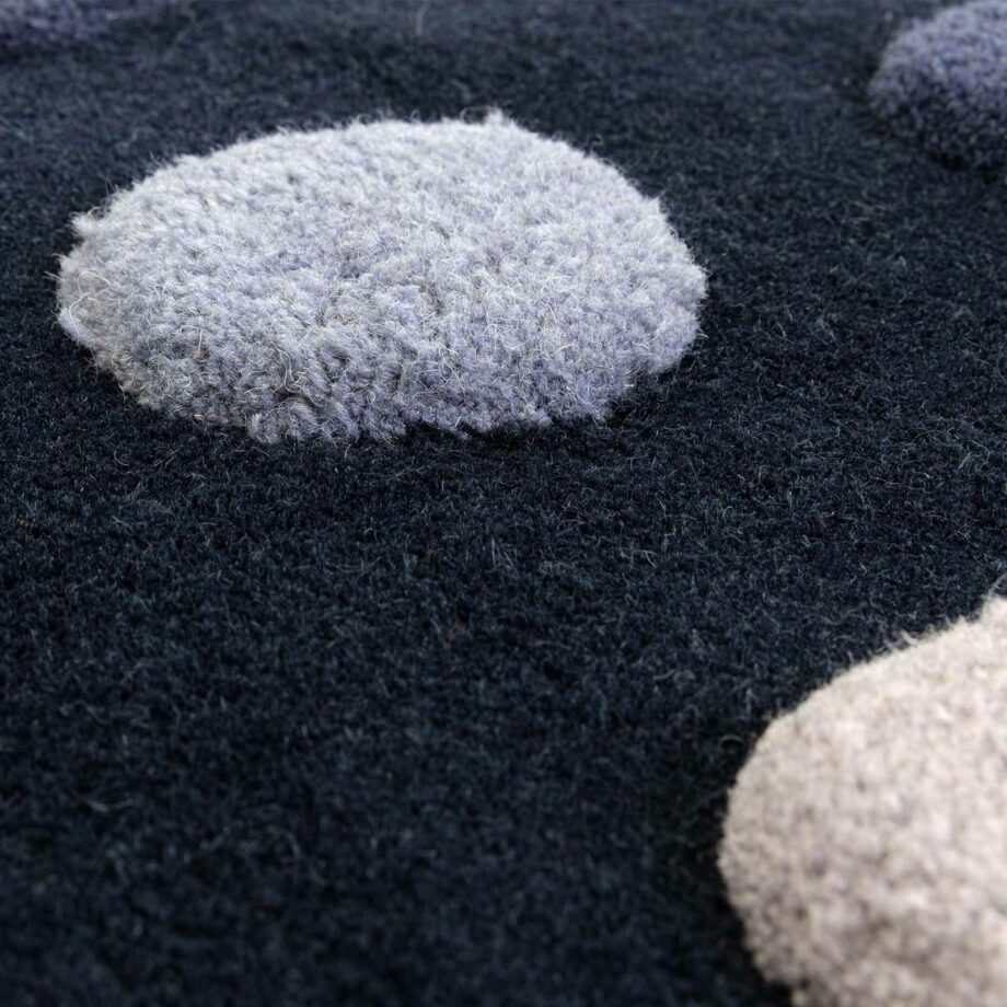 Asiatic matto Dotty Navy 4