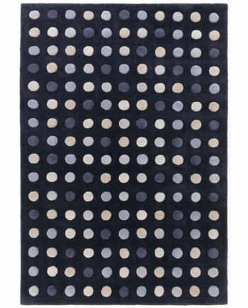 Asiatic matto Dotty Navy N
