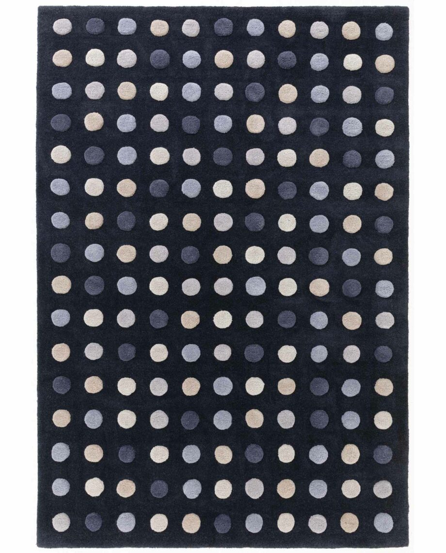 Asiatic matto Dotty Navy N