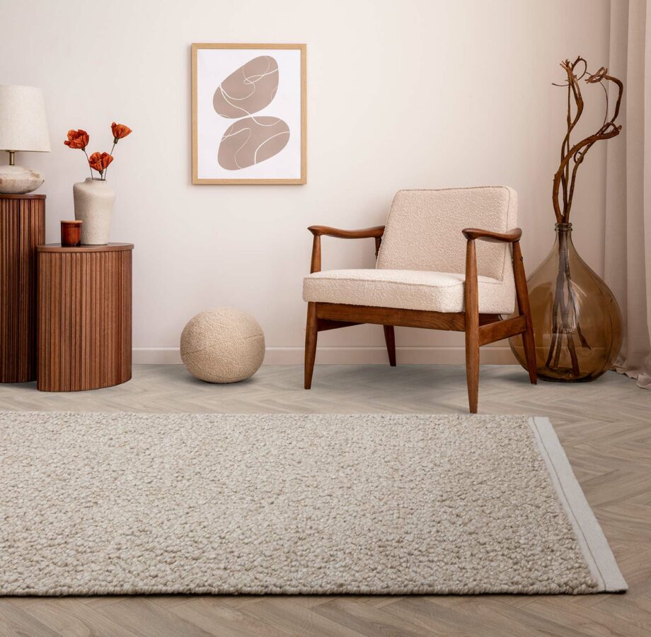 Asiatic matto Elm Taupe interior new