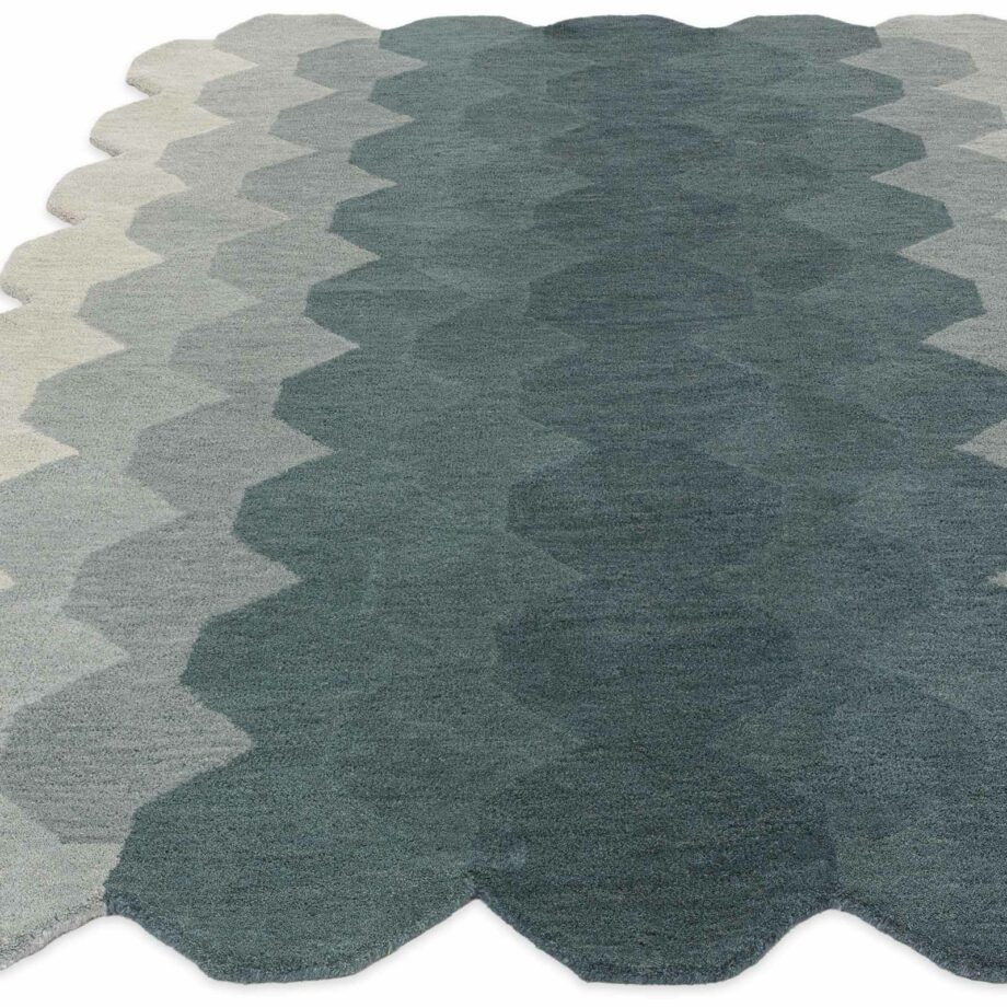 Asiatic matto Hive Teal 1