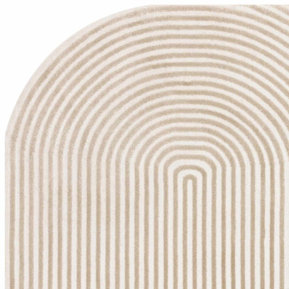 Asiatic matto Kuza Shape Gold Cream 2