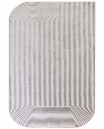 Asiatic matto Kuza Shape Silver Grey