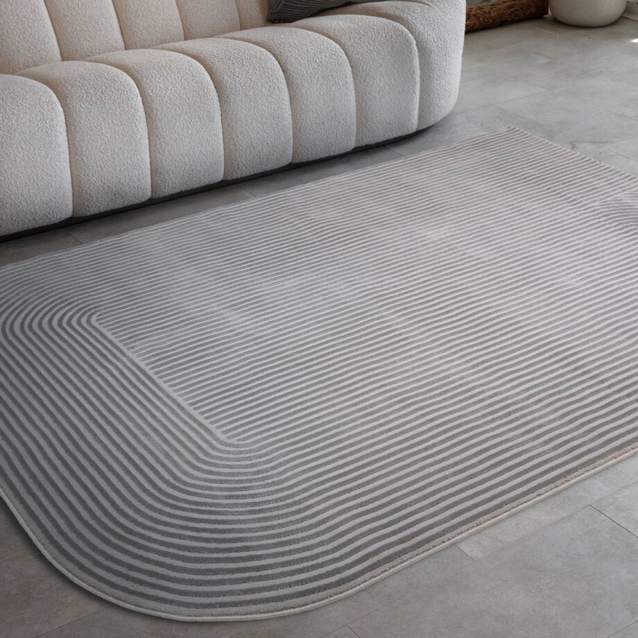 Asiatic matto Kuza Shape Silver Grey interior square