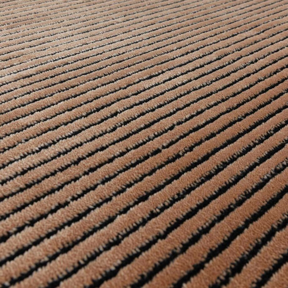 Asiatic matto Kuza Stripe Terracotta 4