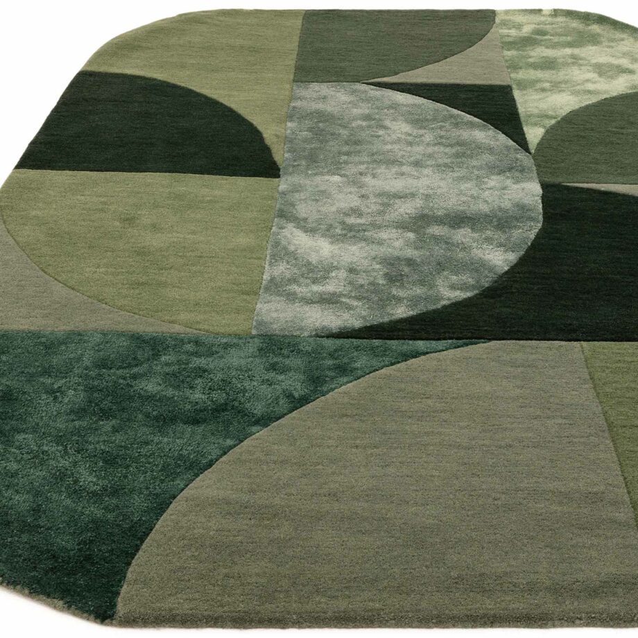 Asiatic matto Matrix 75 Oval Forest 1