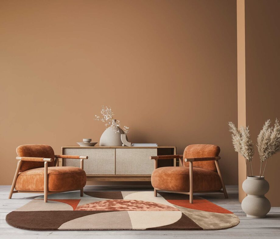 Asiatic matto Matrix 77 Oval Spice interior