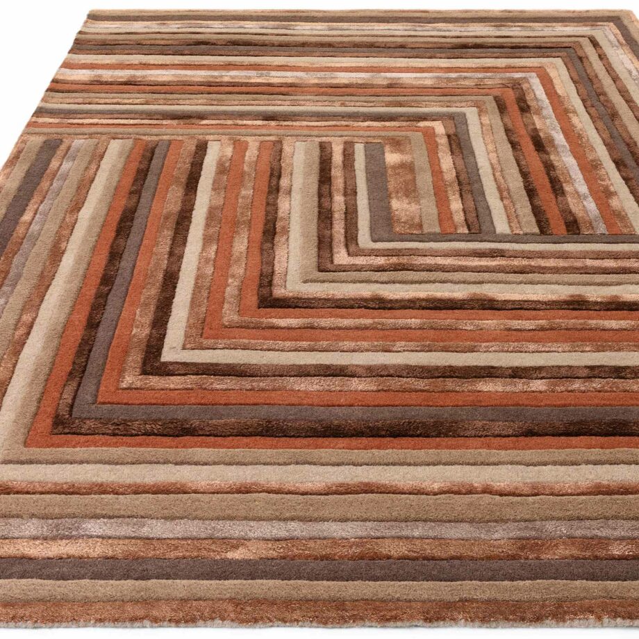 Asiatic matto Matrix 80 Network Terracotta 1