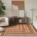 Asiatic matto Matrix 80 Network Terracotta interior square